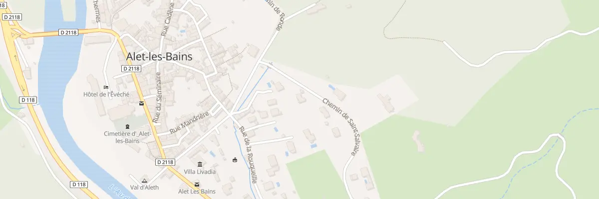 Plan du 319 Le Village à Alet-les-Bains