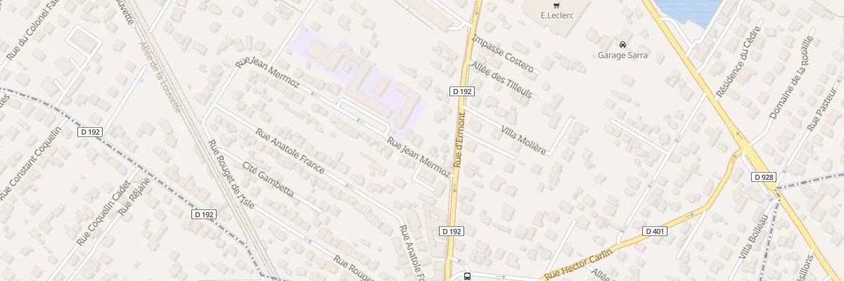 Plan du 6 Rue Jean Mermoz à Saint-Prix