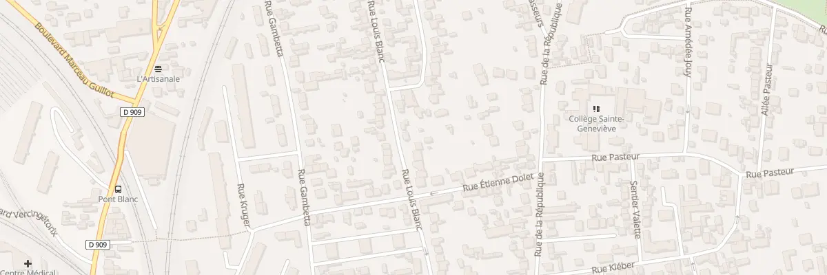 Plan du 46 Rue Louis Blanc à Argenteuil