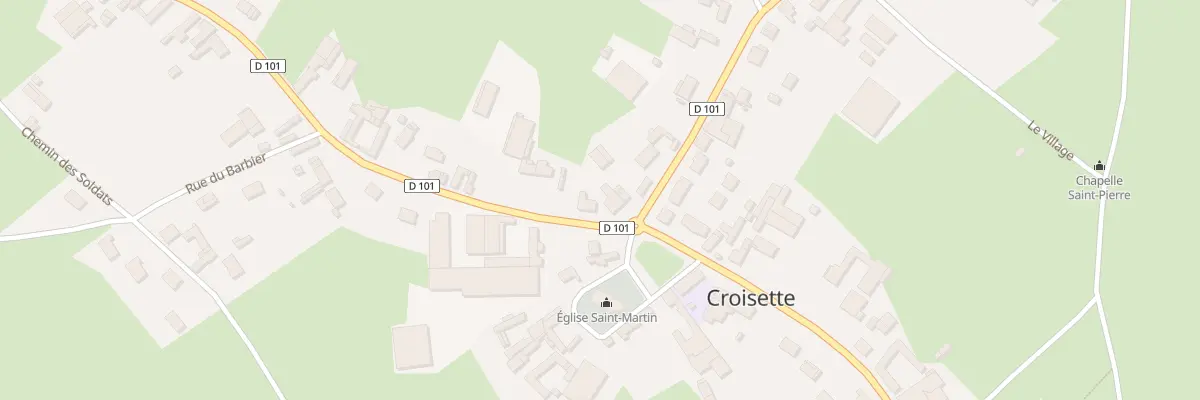 Plan du 2 Rue d’Oeuf à Croisette