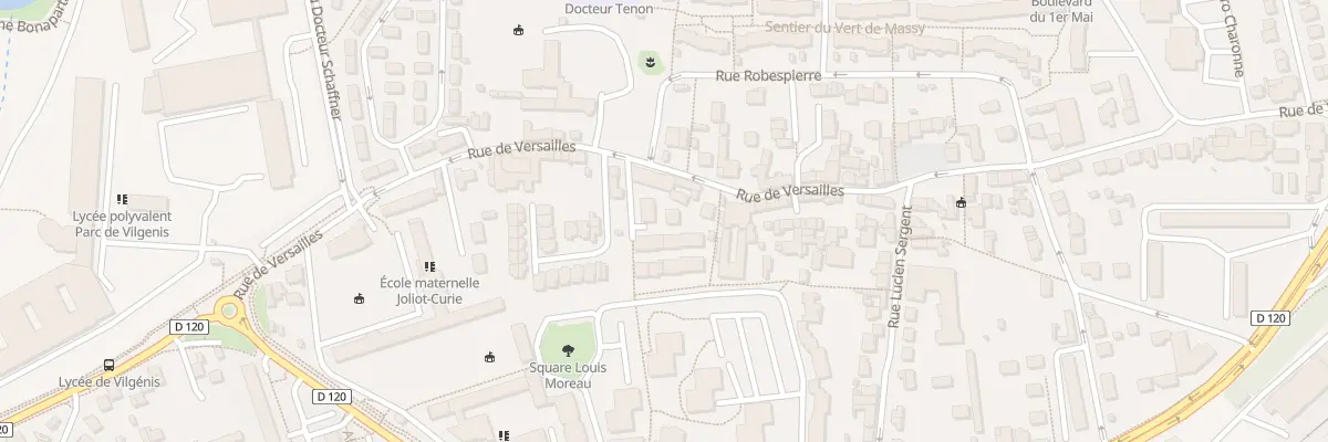 Plan du 45 Rue de Versailles à Massy