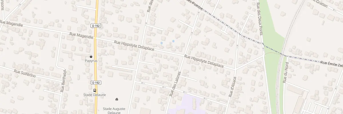 Plan du 22 Rue Hippolyte Delaplace à Sannois