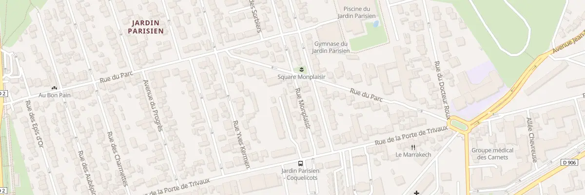 Plan du 10 Rue Monplaisir à Clamart