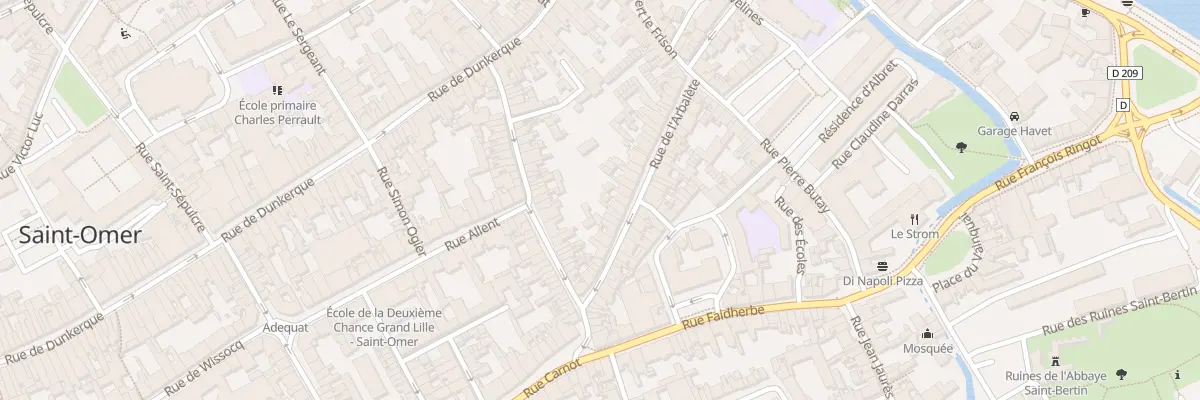 Plan du 18B Rue de l’Arbalète à Saint-Omer