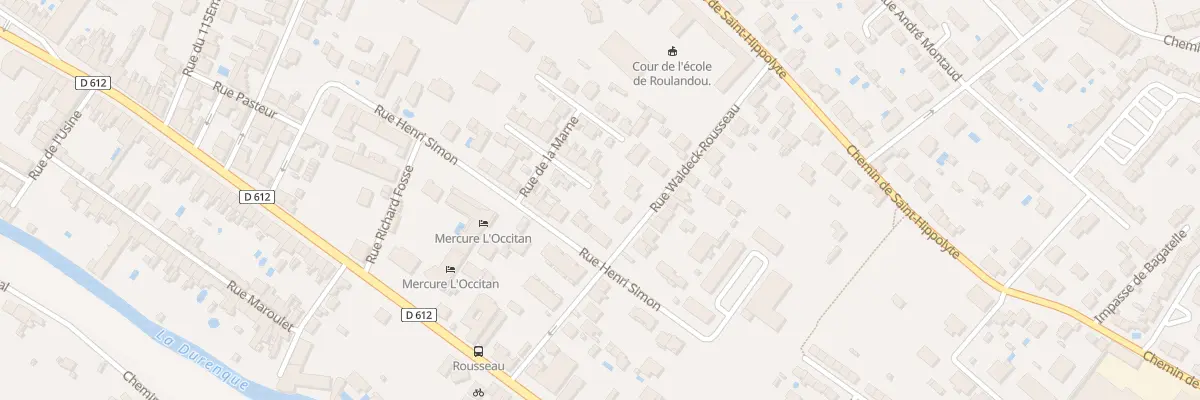Plan du 18 Rue de Verdun à Castres