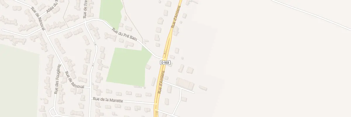 Plan du 377 Rue d’Amiens à Flesselles