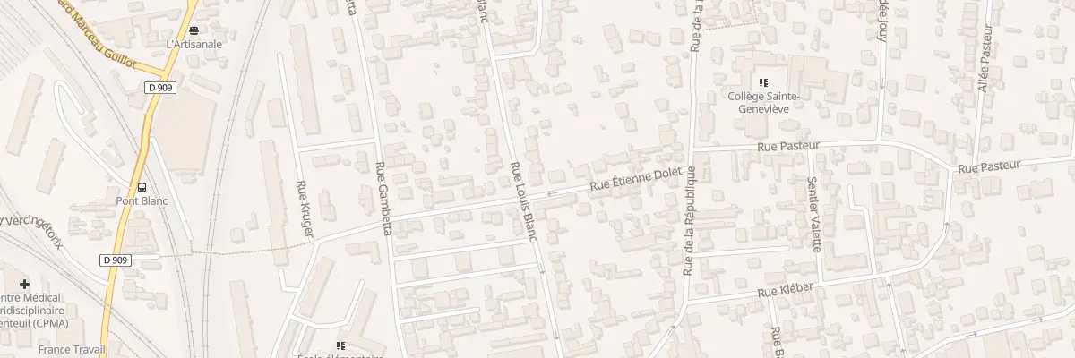 Plan du 36 Rue Louis Blanc à Argenteuil