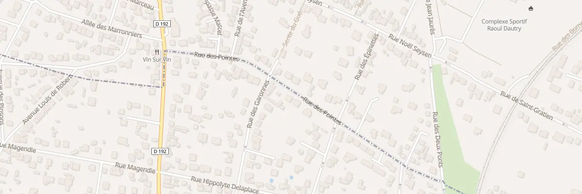 Plan du 24 Rue des Pointes à Sannois