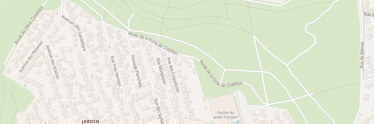 Plan du 76B Rue des Coquelicots à Clamart