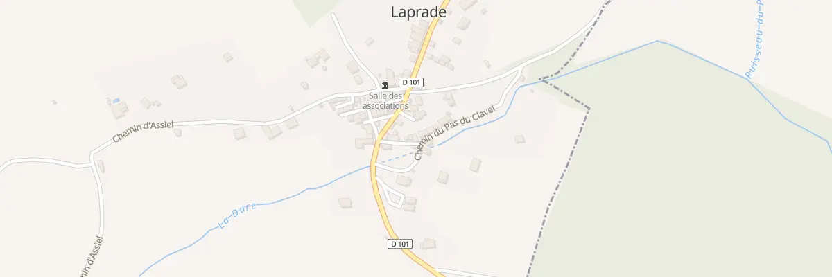 Plan du 36 Le Village à Laprade