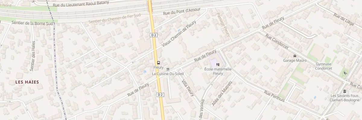 Plan du 80 Rue de Fleury à Clamart