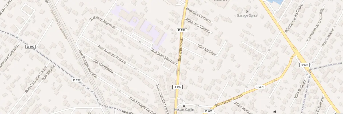 Plan du 4 Rue Jean Mermoz à Saint-Prix