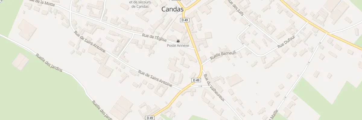 Plan du 6 Rue du Bourg à Candas