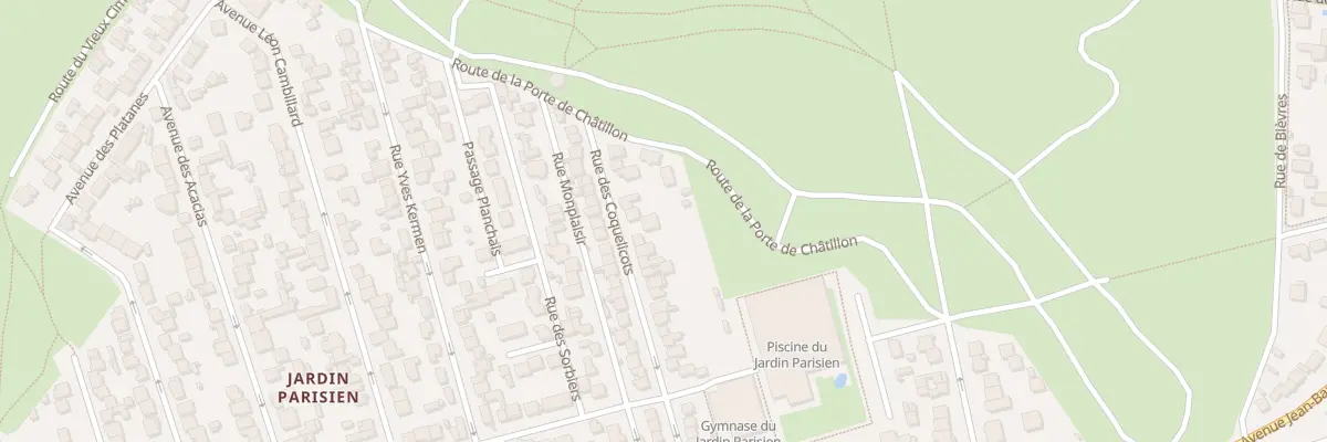 Plan du 68 Rue des Coquelicots à Clamart