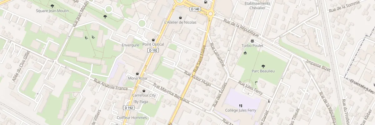 Plan du 28 Rue Saint Flaive à Ermont
