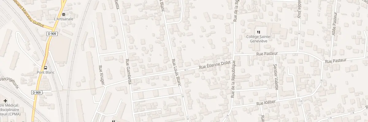 Plan du 38 Rue Louis Blanc à Argenteuil