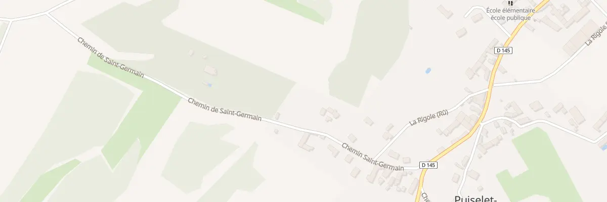 Plan du 16 Che Saint-germain à Puiselet-le-Marais