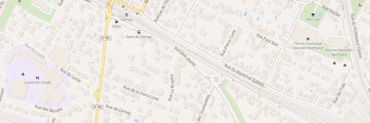 Plan du 14 Rue Jean Jaures à Ermont