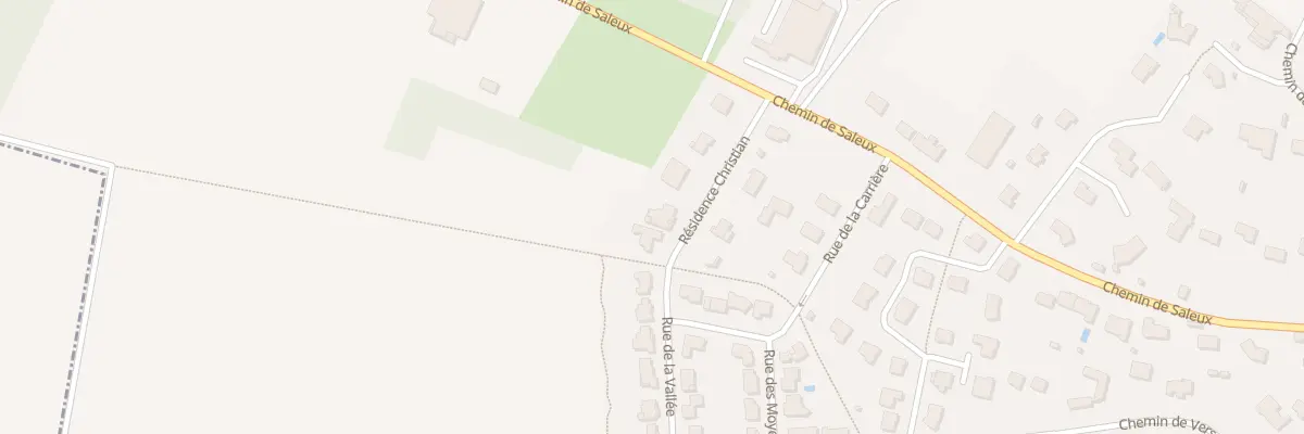 Plan du 15 Rue de la Vallee à Dury