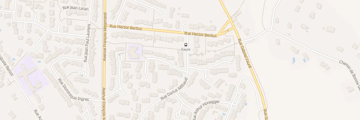 Plan du 8 Rue Darius Milhaud à Castres