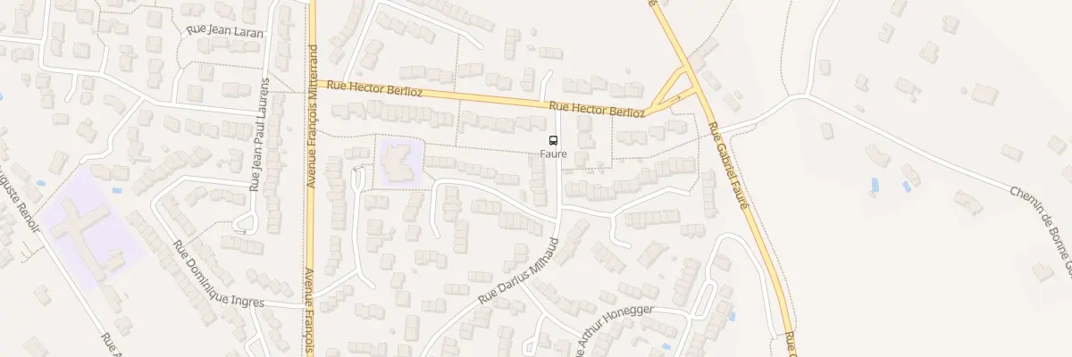 Plan du 6 Rue Darius Milhaud à Castres
