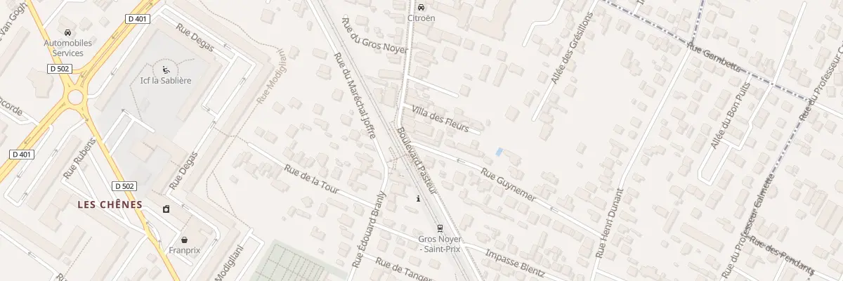 Plan du 15 Rue Guynemer à Ermont