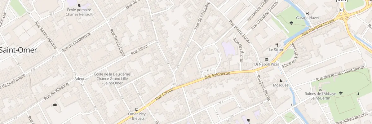 Plan du 11 Rue de l’Arbalète à Saint-Omer