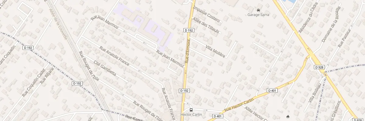 Plan du 2 Rue Jean Mermoz à Saint-Prix