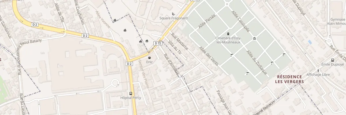 Plan du 40 Rue d’Arménie à Clamart