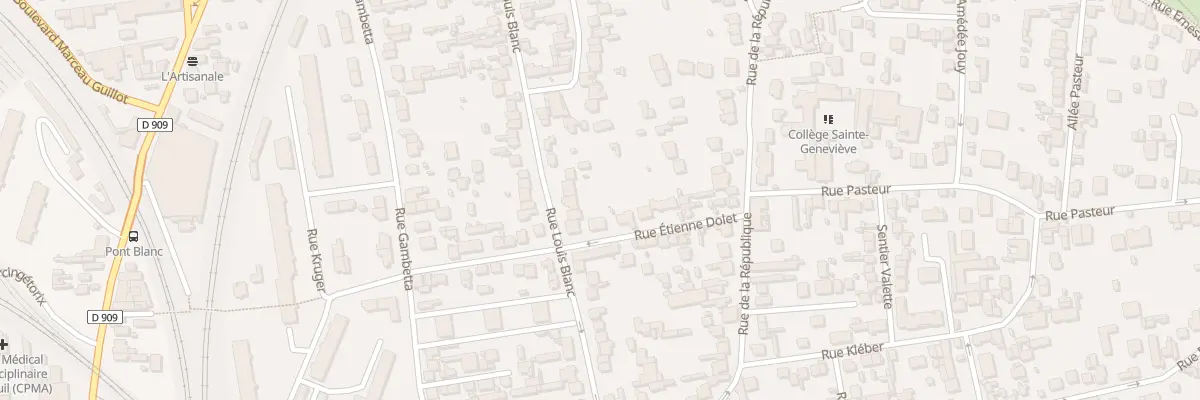 Plan du 40 Rue Louis Blanc à Argenteuil