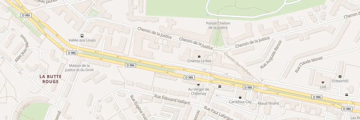 Plan du 368 Av de la Division Leclerc à Châtenay-Malabry
