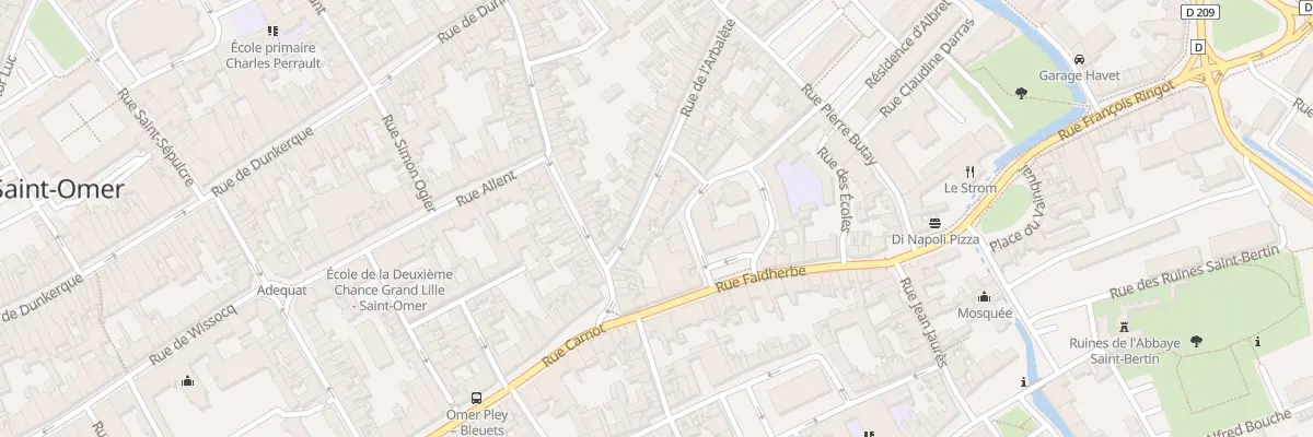 Plan du 15 Rue de l’Arbalète à Saint-Omer