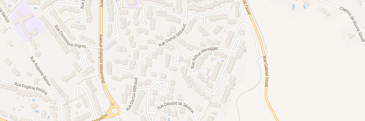 Plan du 16 Rue Arthur Honegger à Castres