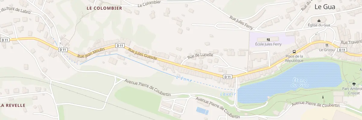 Plan du 21 Rue Jules Guesde à Aubin