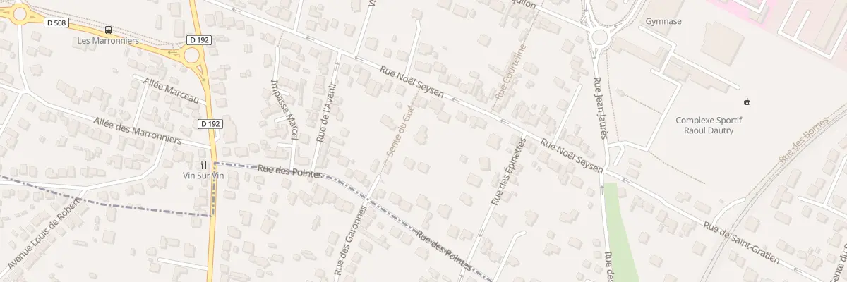 Plan du 296 Rue Noel Seysen à Ermont