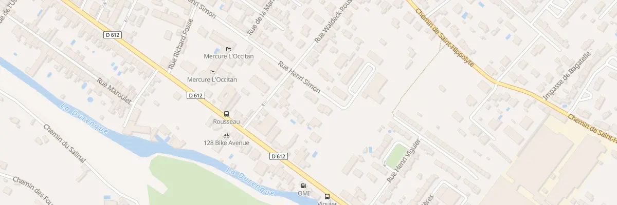 Plan du 50 Rue Henri Simon à Castres