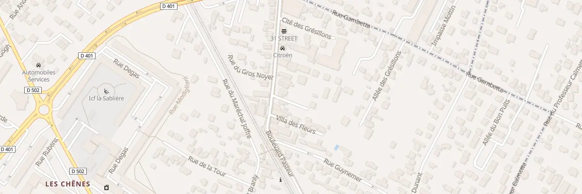 Plan du 68B Rue du Gros Noyer à Ermont