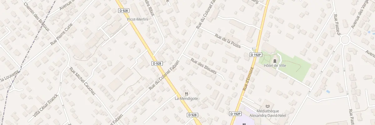 Plan du 59 Rue du Colonel Fabien à Saint-Prix