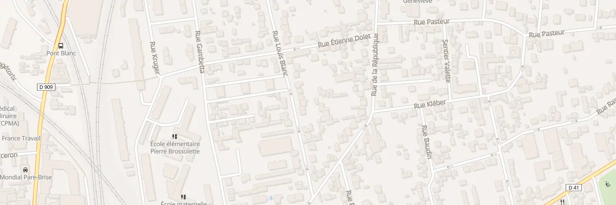 Plan du 20 Rue Louis Blanc à Argenteuil