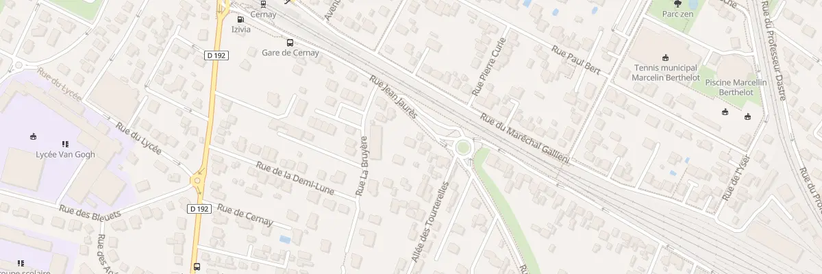 Plan du 16 Rue Jean Jaures à Ermont
