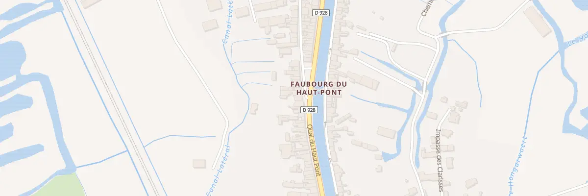 Plan du 73 Quai du Haut Pont à Saint-Omer