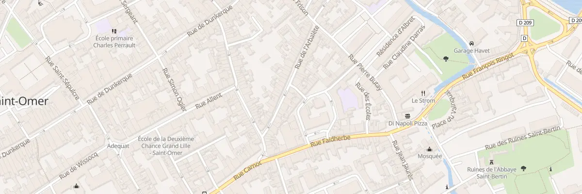 Plan du 21 Rue de l’Arbalète à Saint-Omer