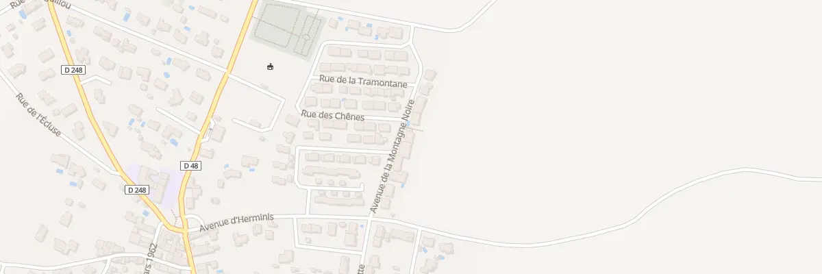 Plan du 12 Av de la Montagne Noire à Caux-et-Sauzens