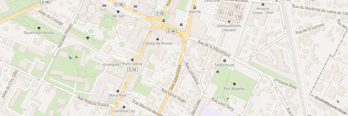 Plan du 20 Rue Saint Flaive à Ermont
