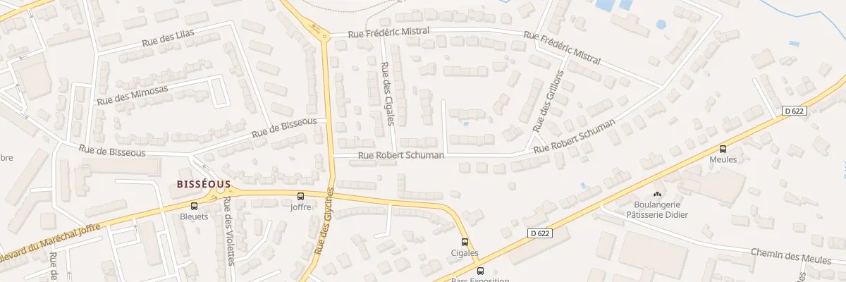 Plan du 13 Rue Robert Schuman à Castres