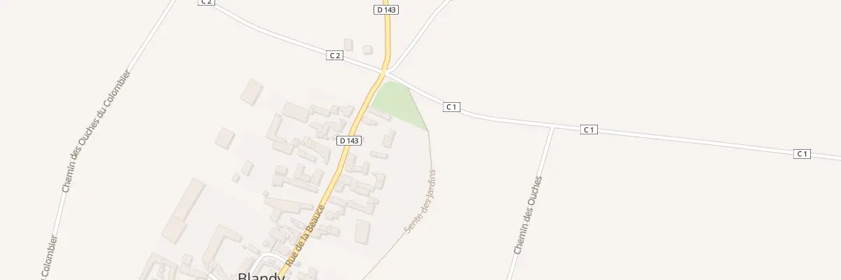 Plan du 1 Rue de Beauce à Blandy
