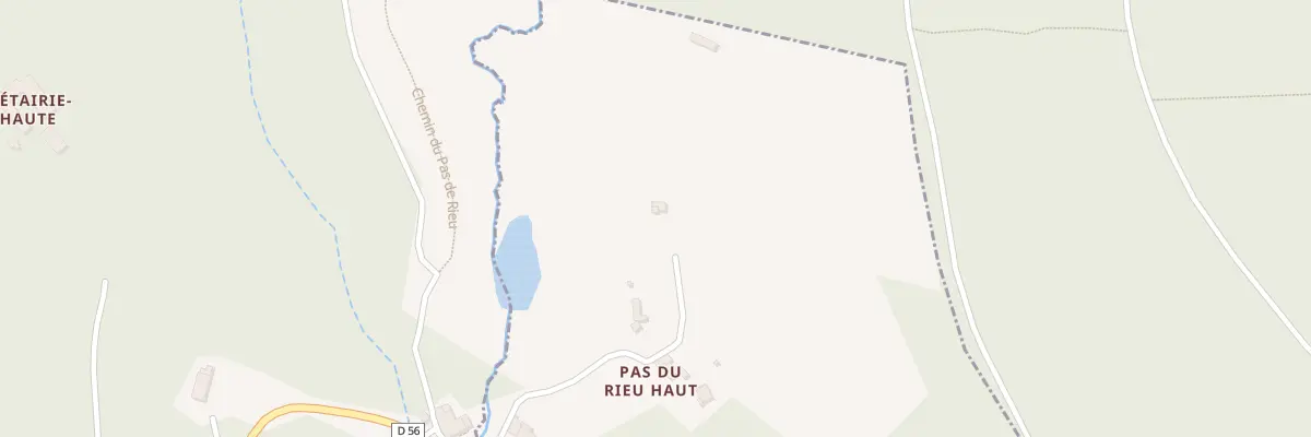Plan du 3 Pas du Rieu Haut à Laprade