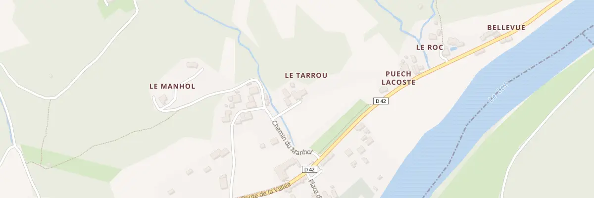Plan du 5116 Le Tarrou à Saint-Parthem