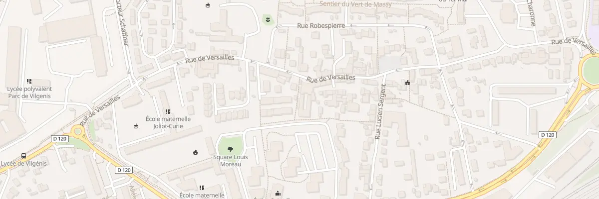Plan du 43 Rue de Versailles à Massy
