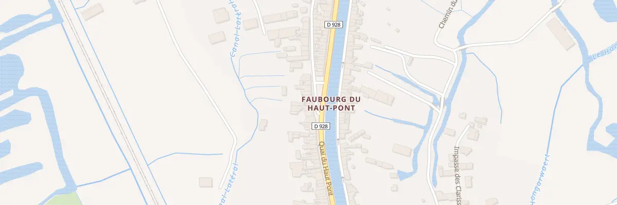 Plan du 75B Quai du Haut Pont à Saint-Omer